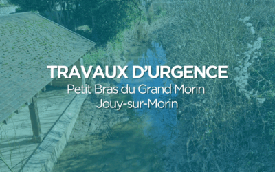Lancement des travaux de remise en eau d’un bras du Grand Morin sur la commune de Jouy-sur-Morin